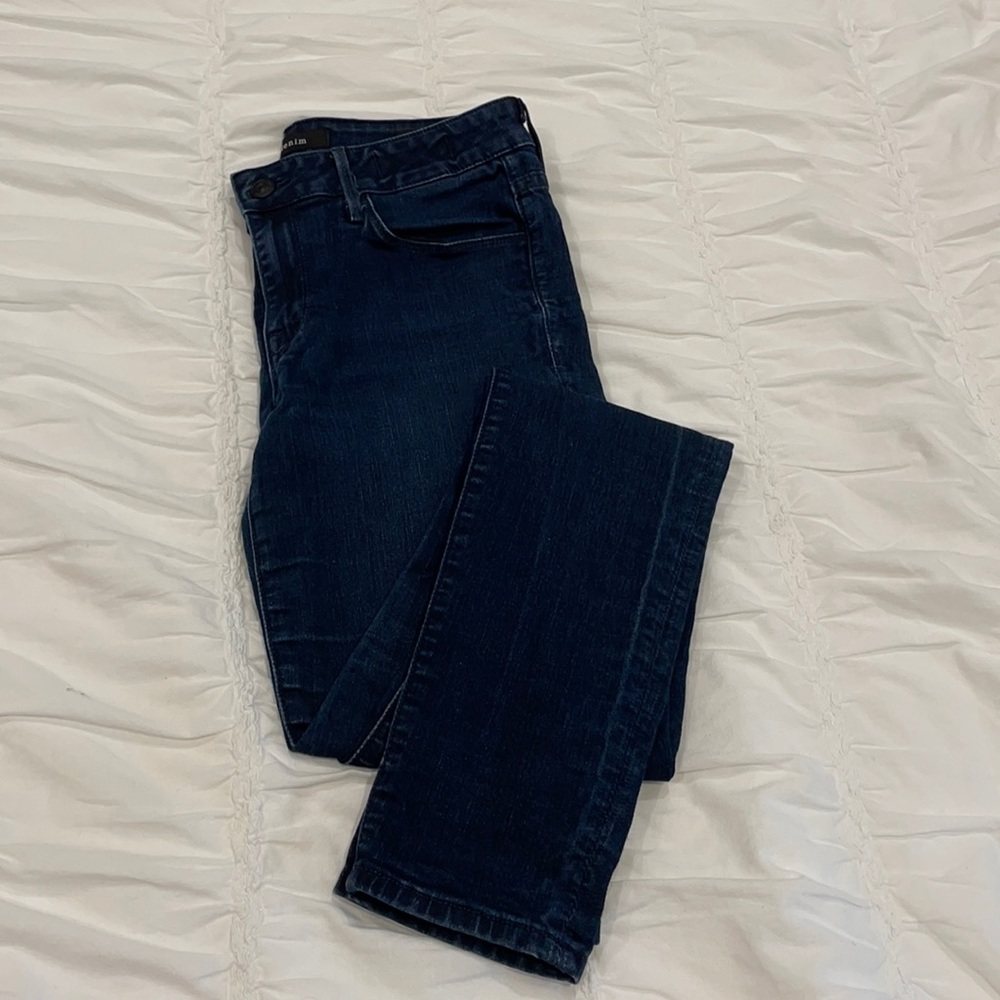 MM denim dark wash skinny jeans